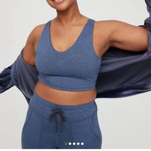 Aerie X Blanca Women’s Blue Two-Piece Lounge Set Large